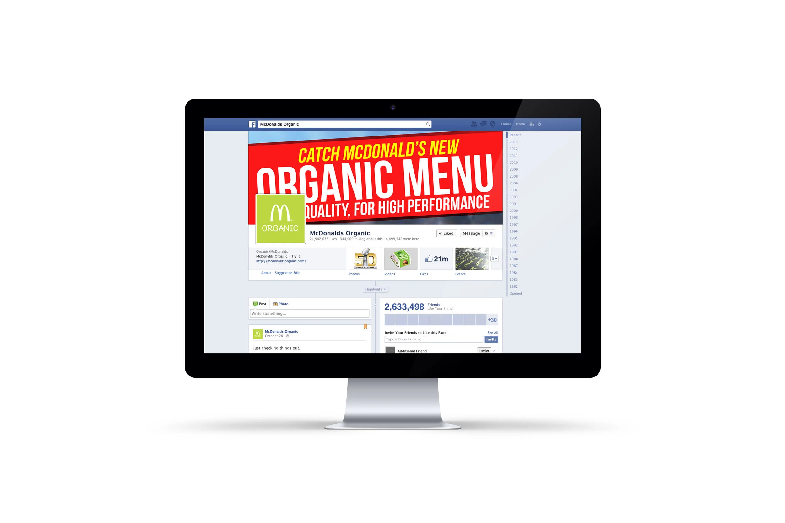 McDonald's Organic — Corey J. Watson