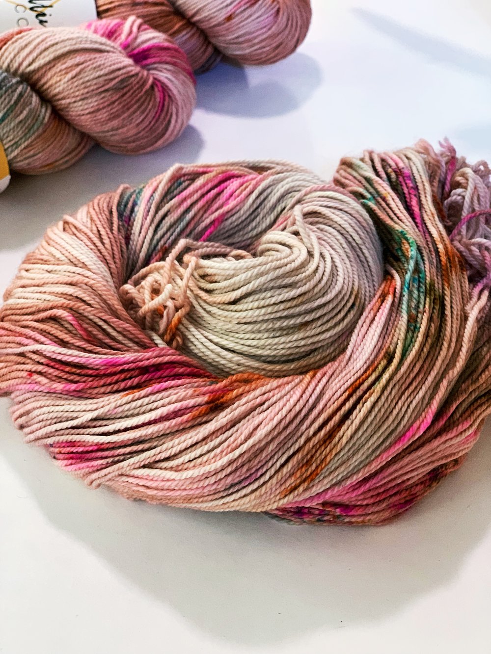 WINDSWEPT merino cashmere nylon hand dyed yarn