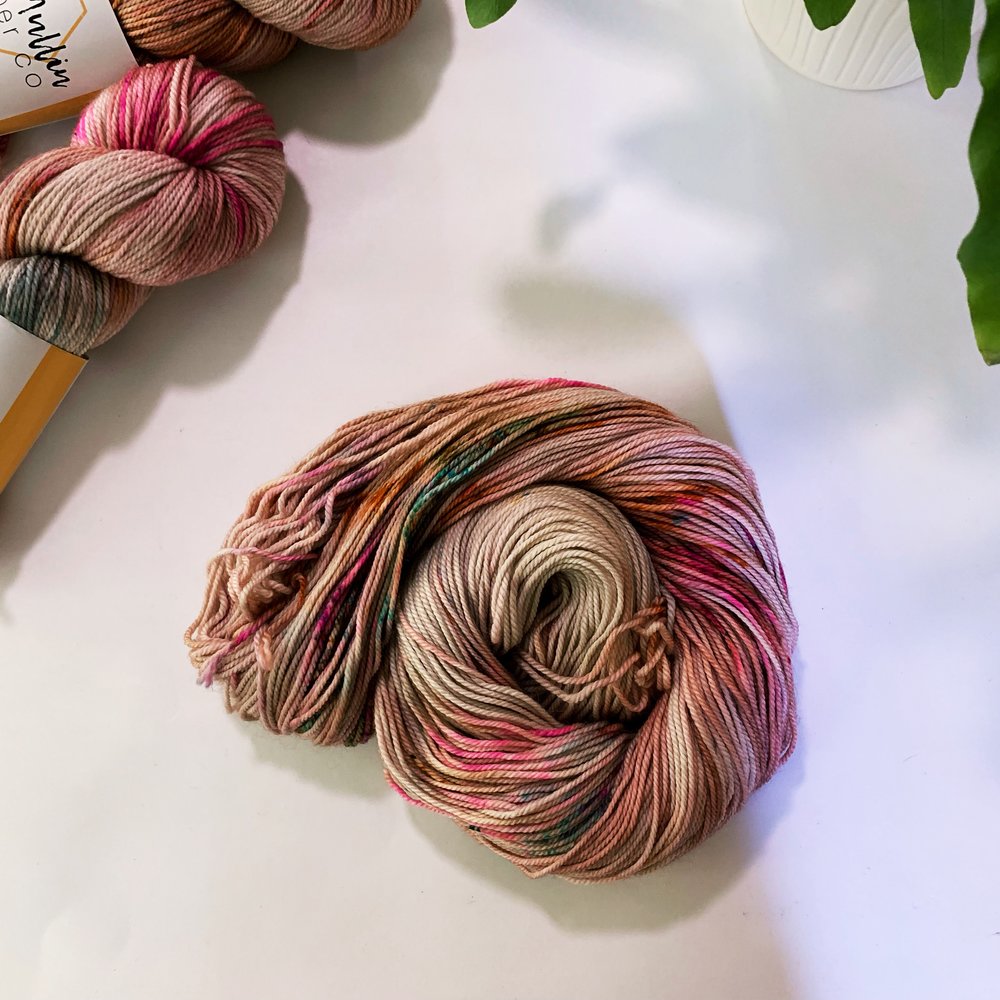 WINDSWEPT merino cashmere nylon hand dyed yarn