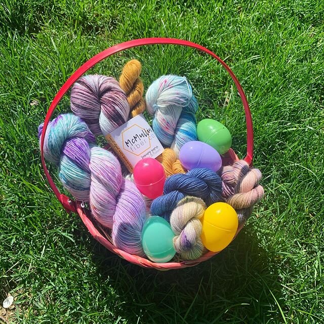 Come join us for a yarnie egg hunt!  We&rsquo;re having a little spring cleaning. That means the shop has been freshly updated, we&rsquo;re giving away some great prizes, the first 20 orders over $50 will come with a free mini-skein AND we&rsquo;ve h