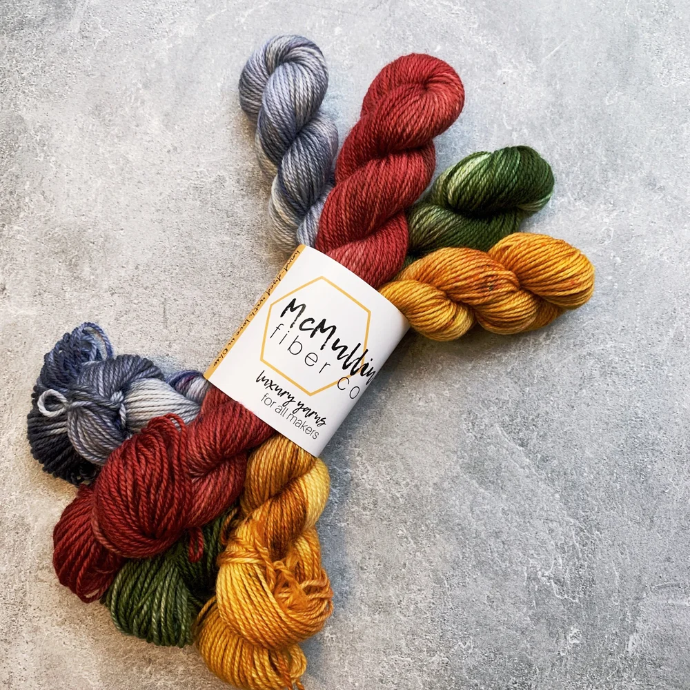 HOGWARTS HOUSE COLORS MiniSkein Collection — McMullin Fiber - Main Image