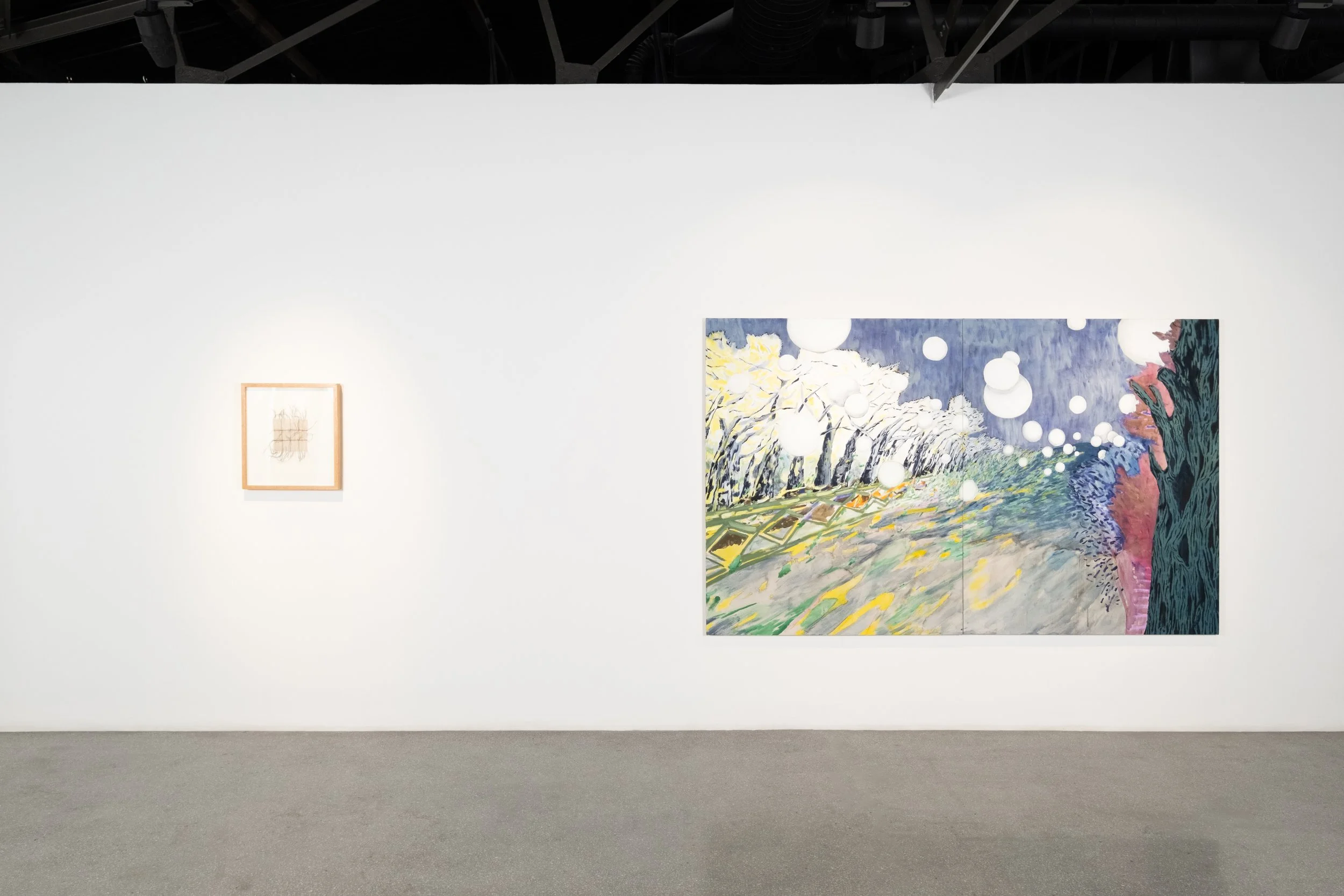 Installation View of Valiasr st. (on the right) 