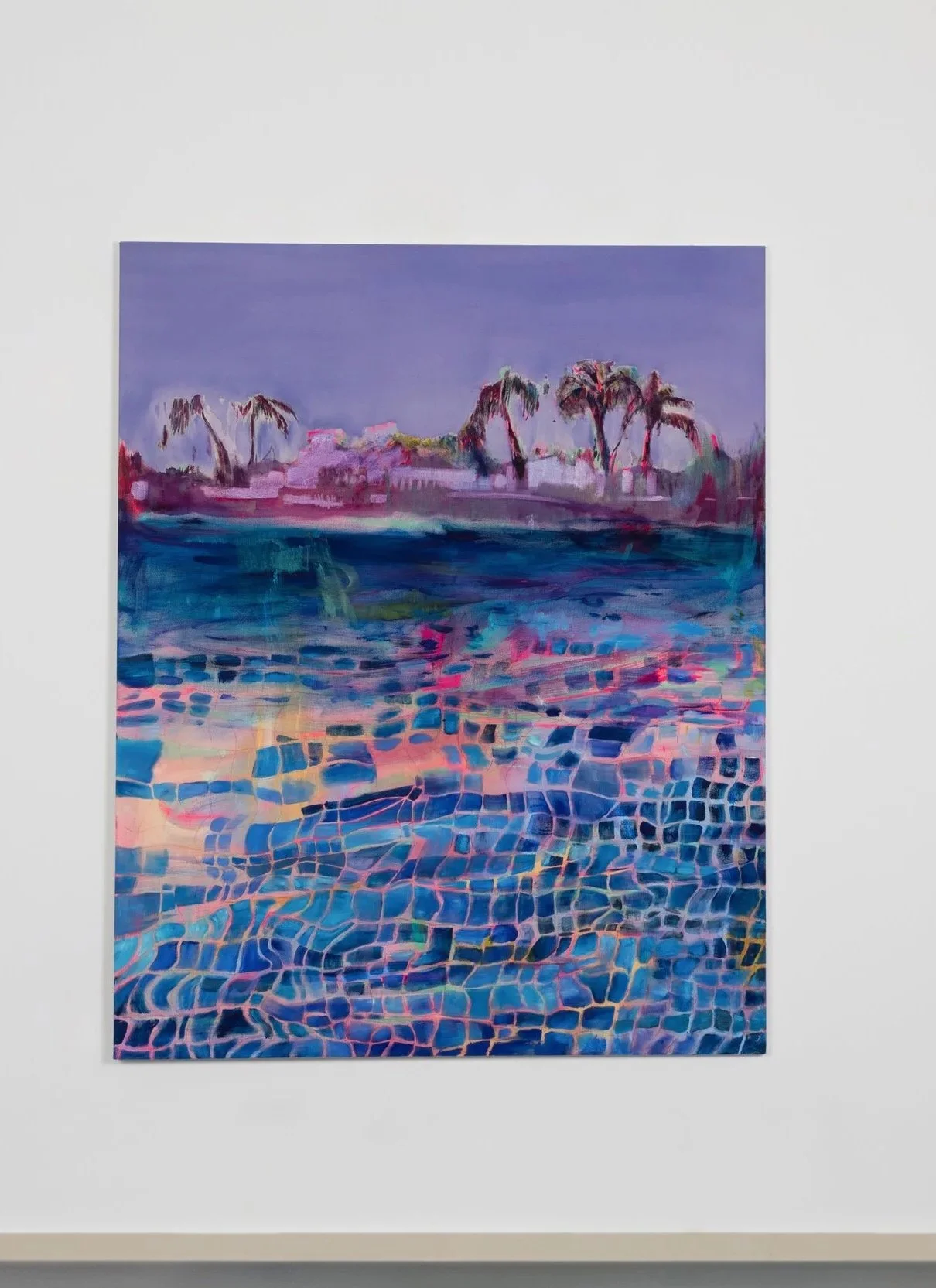   Hotel W  (2025), 120 cm x 150 cm, Mixed Media on Canvas 