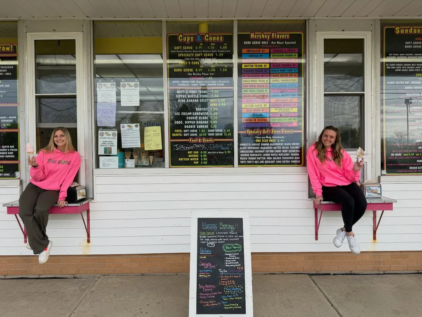 These two young ladies have been with us for nearly a decade! Now they&rsquo;ve grown into big-time careers&mdash;one shaping young minds and one working in the dental world&mdash;but they still jump in for the occasional Kone shift! @jeanineeee_ @mo