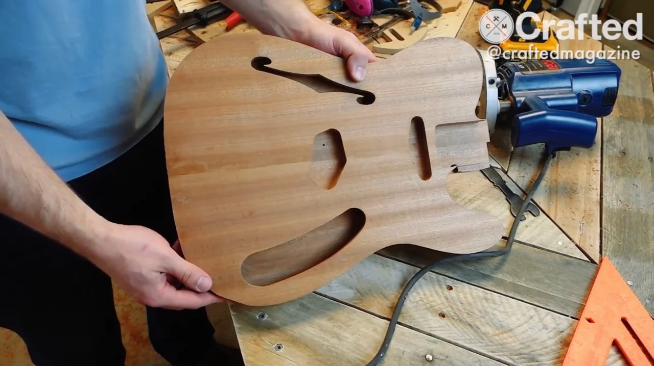How To Build A DIY Telecaster Guitar, Part 3 : At The Router Table
