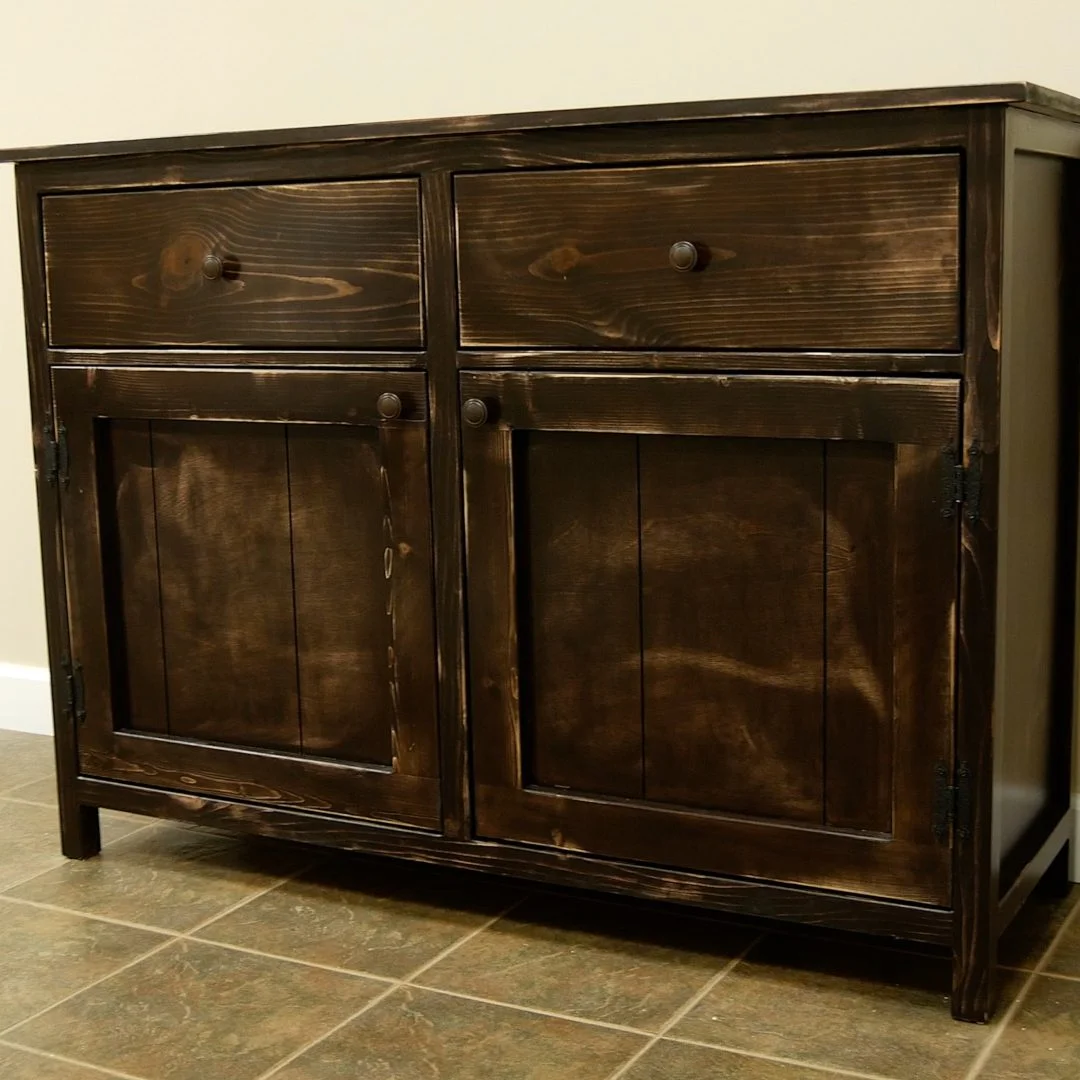 How To Build A DIY Sideboard / Buffet Cabinet