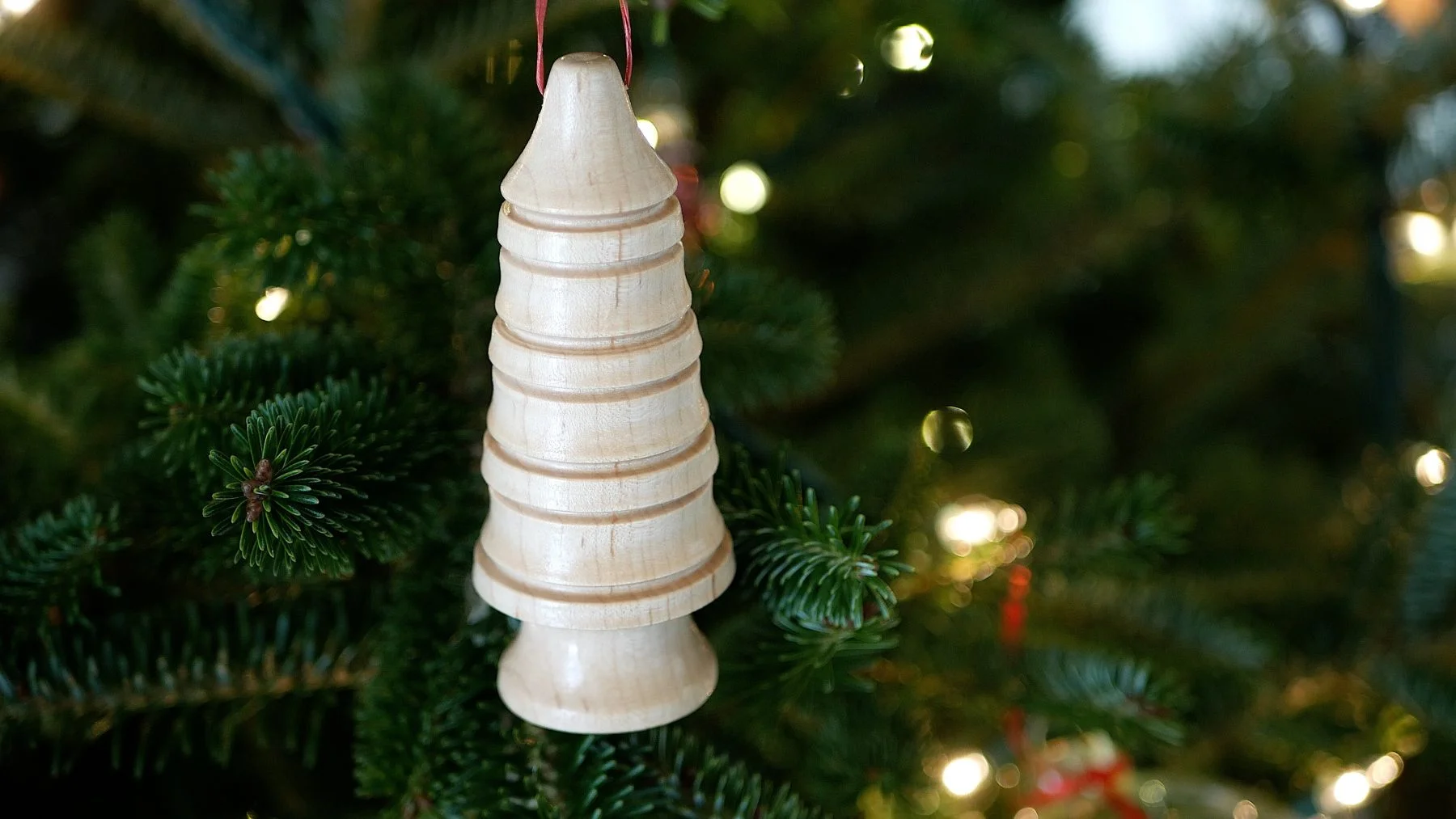 Woodturning Christmas Tree Ornaments