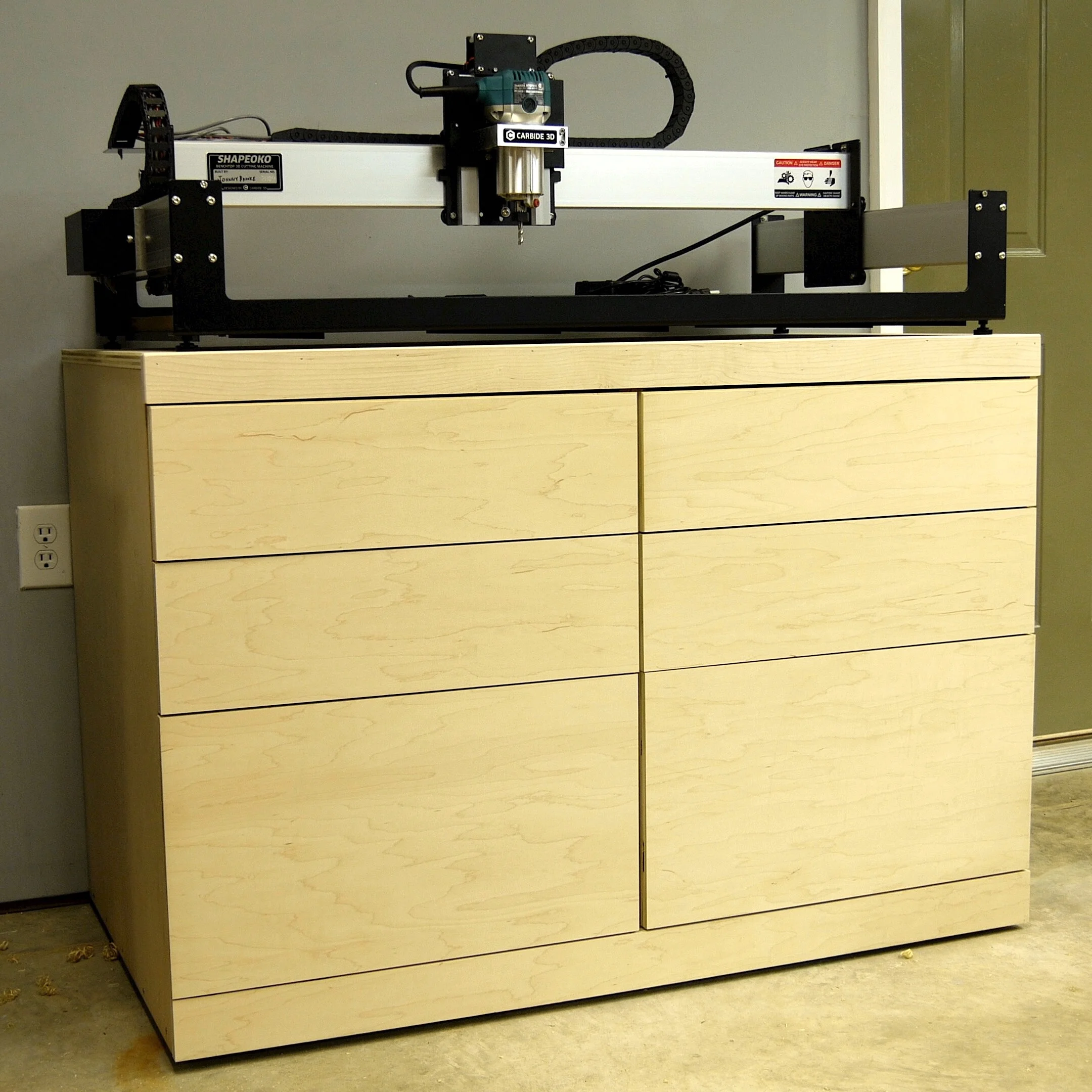 How To Build A DIY CNC Table & Tool Storage Cabinet