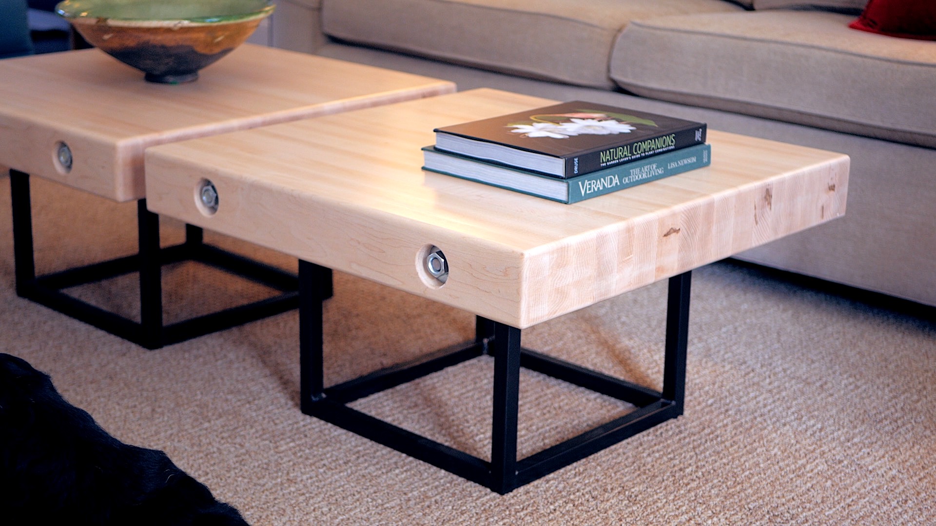 How To Build A Modern Maple and Steel Coffee Table Part 2