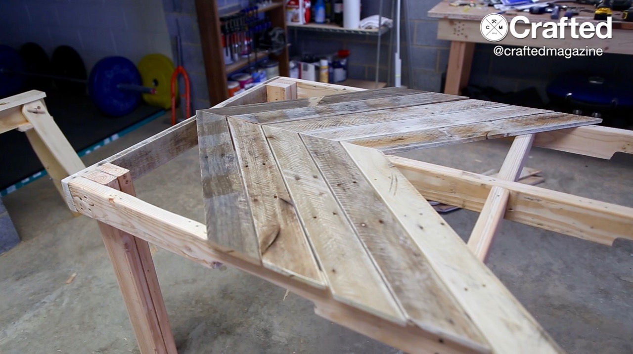 How To Build An Outdoor Dining Table From Pallet Wood Crafted Work - How To Make A Dining Table From Wooden Pallets How To Build An Outdoor Dining Table From Pallet Wood Crafted Work - How To Make A Dining Table From Wooden Pallets