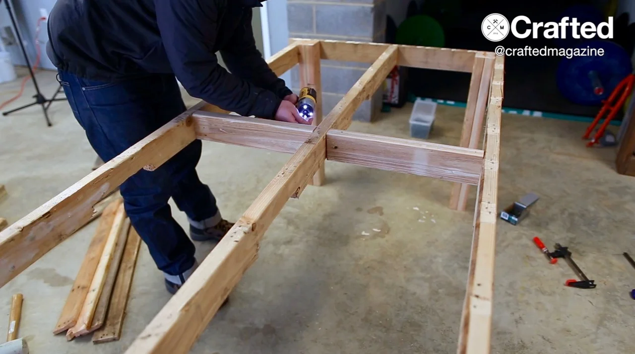 Crafted Outdoor Pallet Dining Table