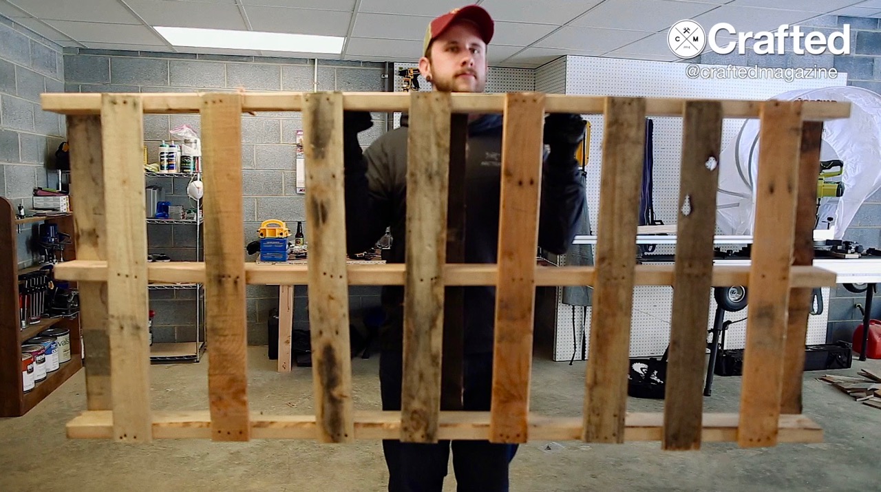Crafted Outdoor Pallet Dining Table