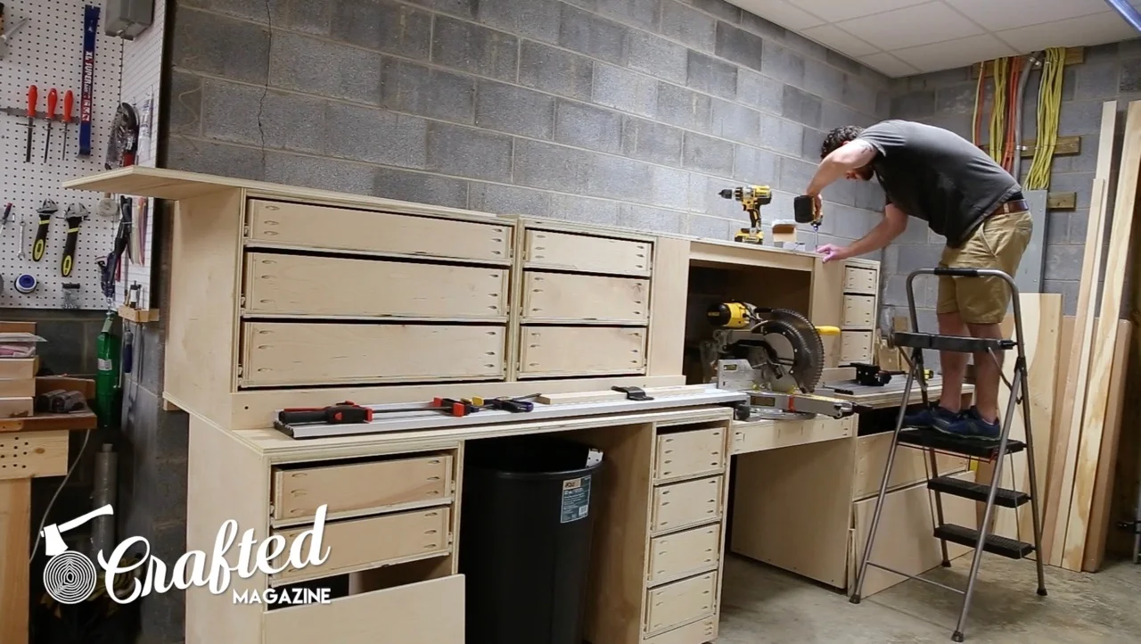 jay bates miter saw station