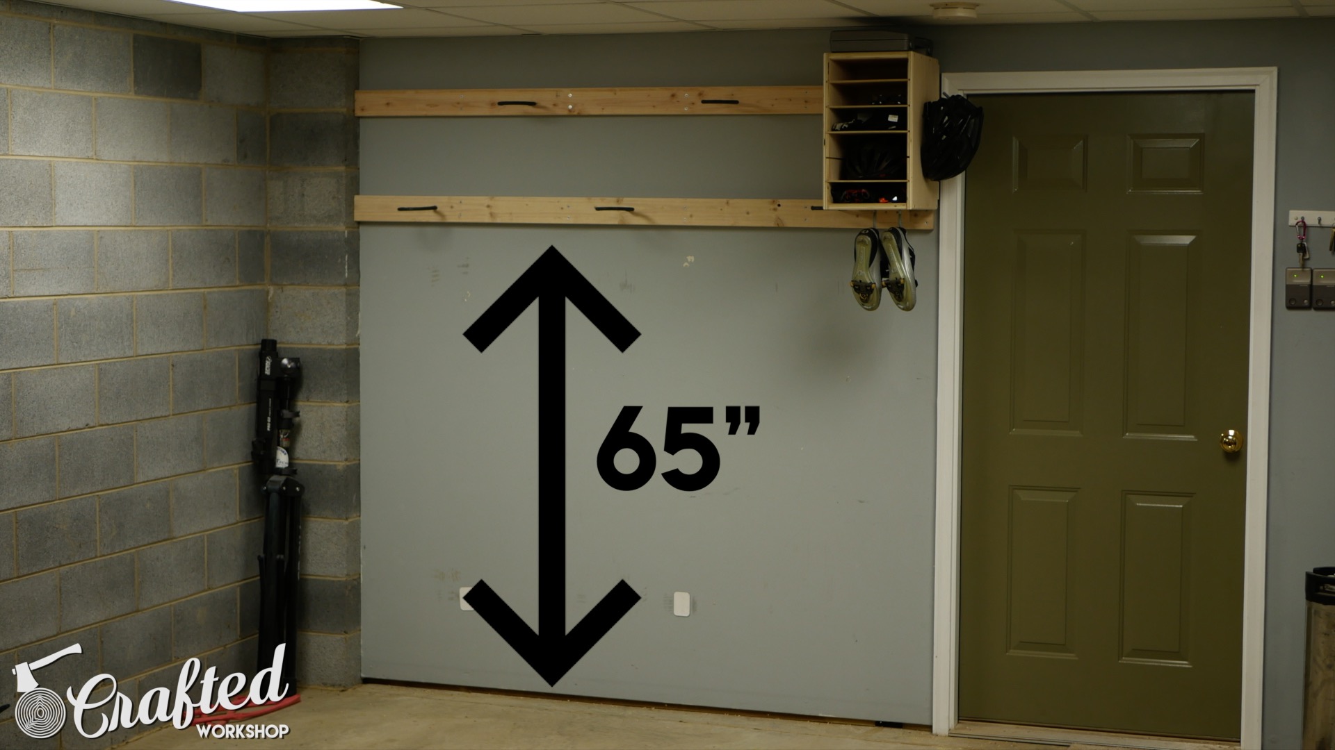 DIY Bike Rack for $20 / Bike Storage Stand & Cabinet for Garage