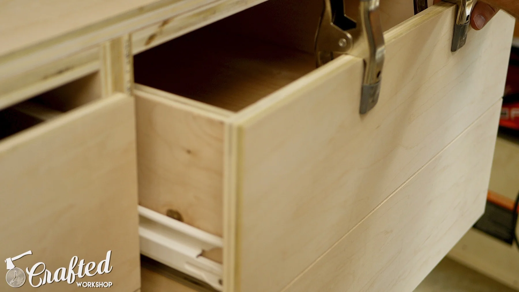 CNC Table Tool Storage Cabinet drawer fronts