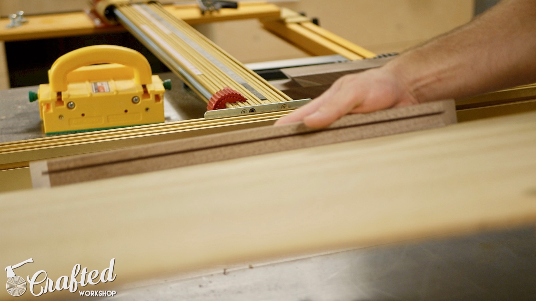 DIY Light Box Sign How-To Build plywood backing groove dado