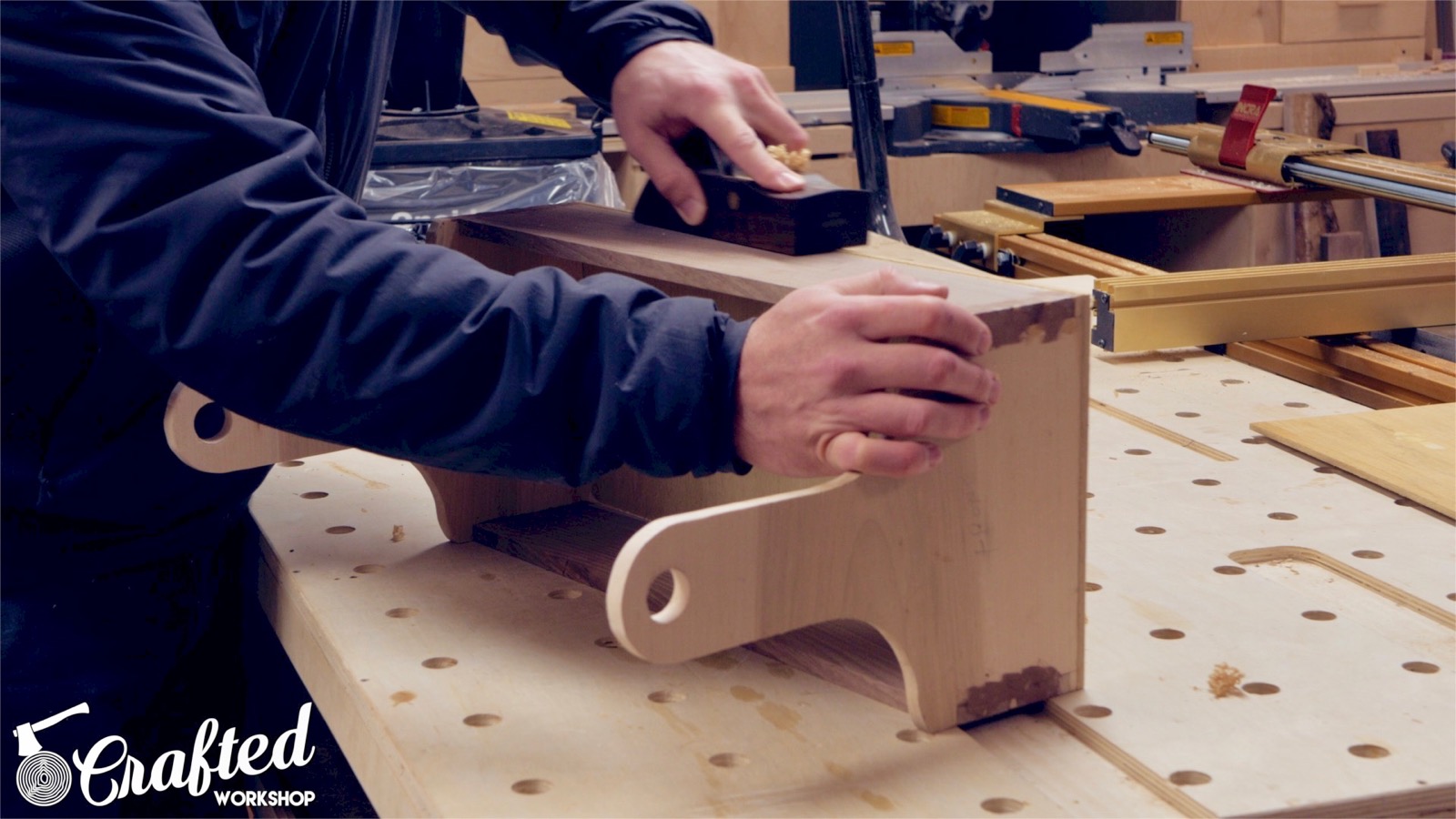 flushing edges using block plane