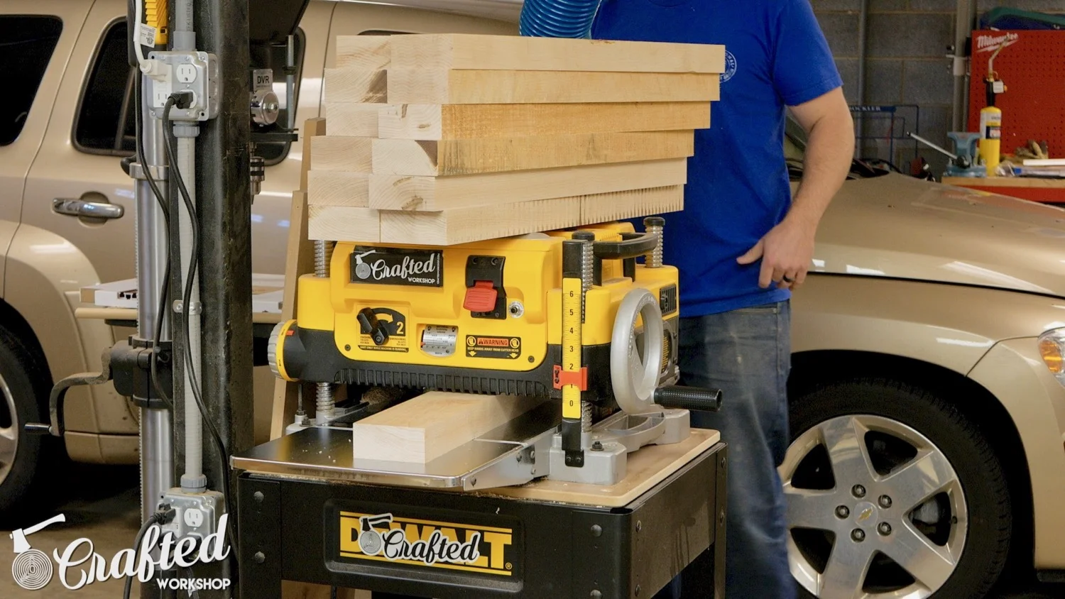 planing hard maple on dewalt dw735 planer