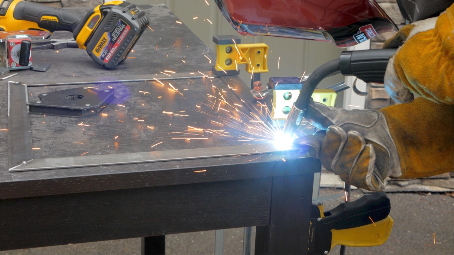 welding flat steel bar