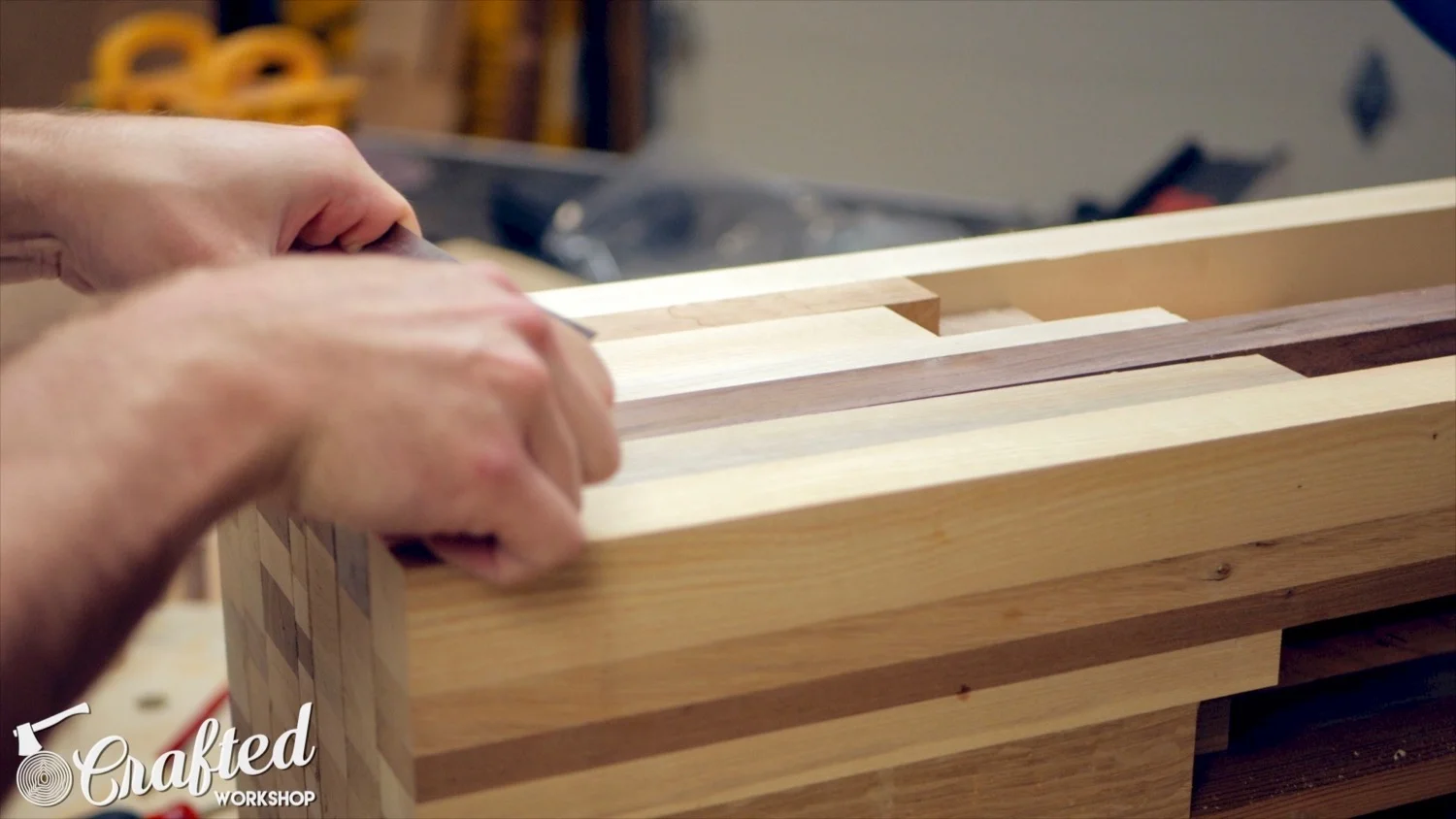 using a card scraper on hardwood
