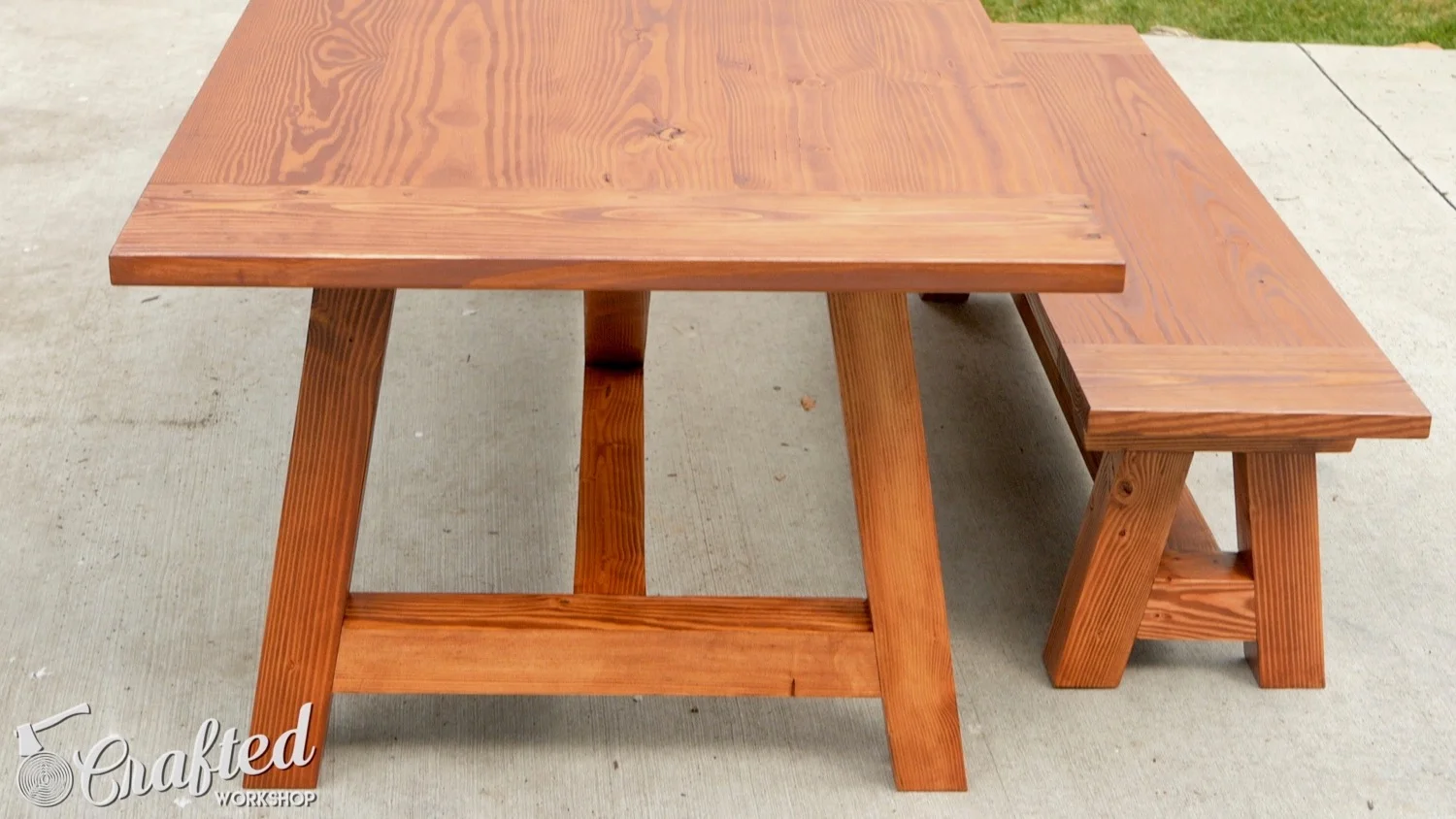DIY Farmhouse Table and Benches