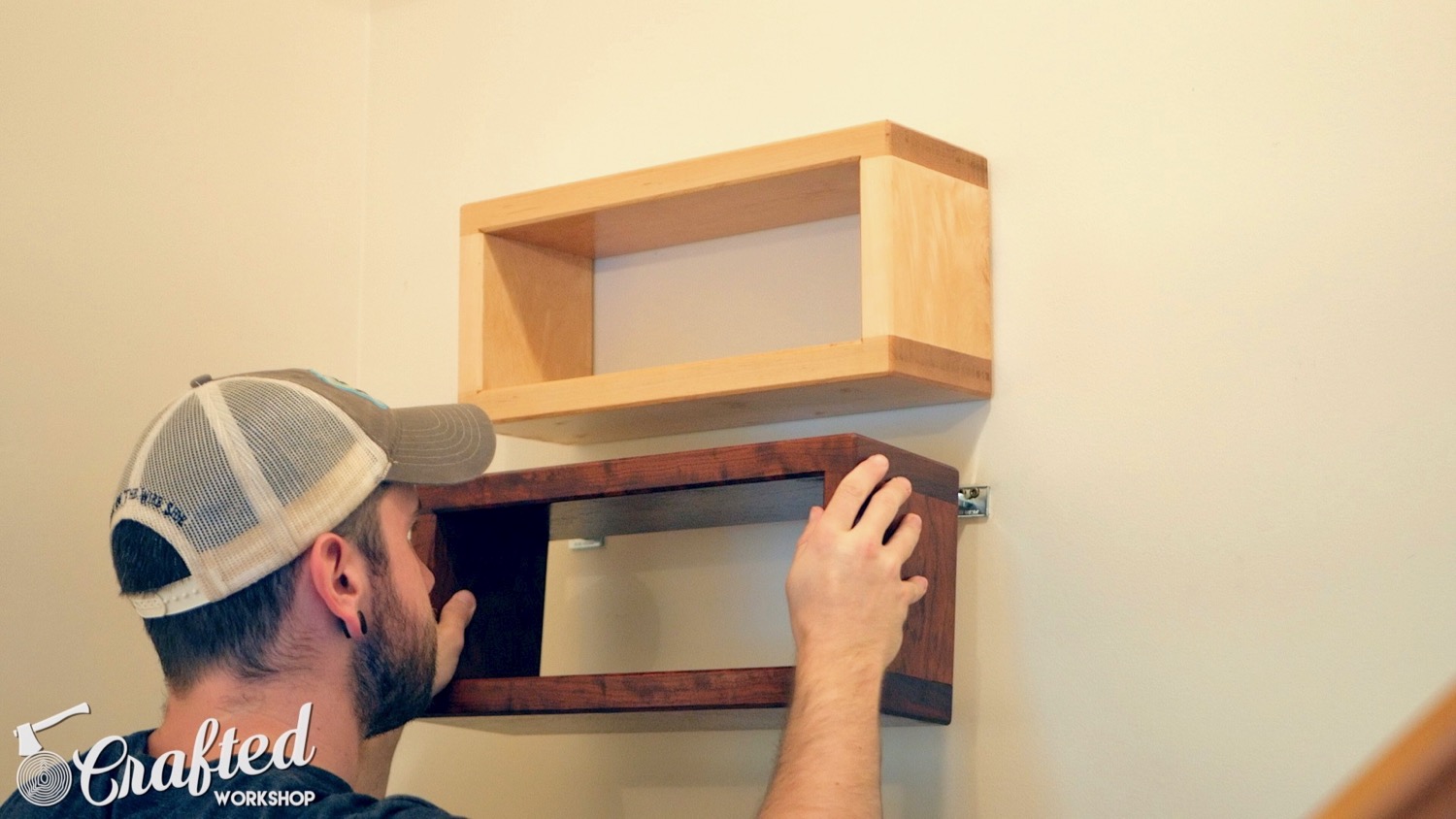 How To Build Diy Floating Shelf With Invisible Hardware Crafted
