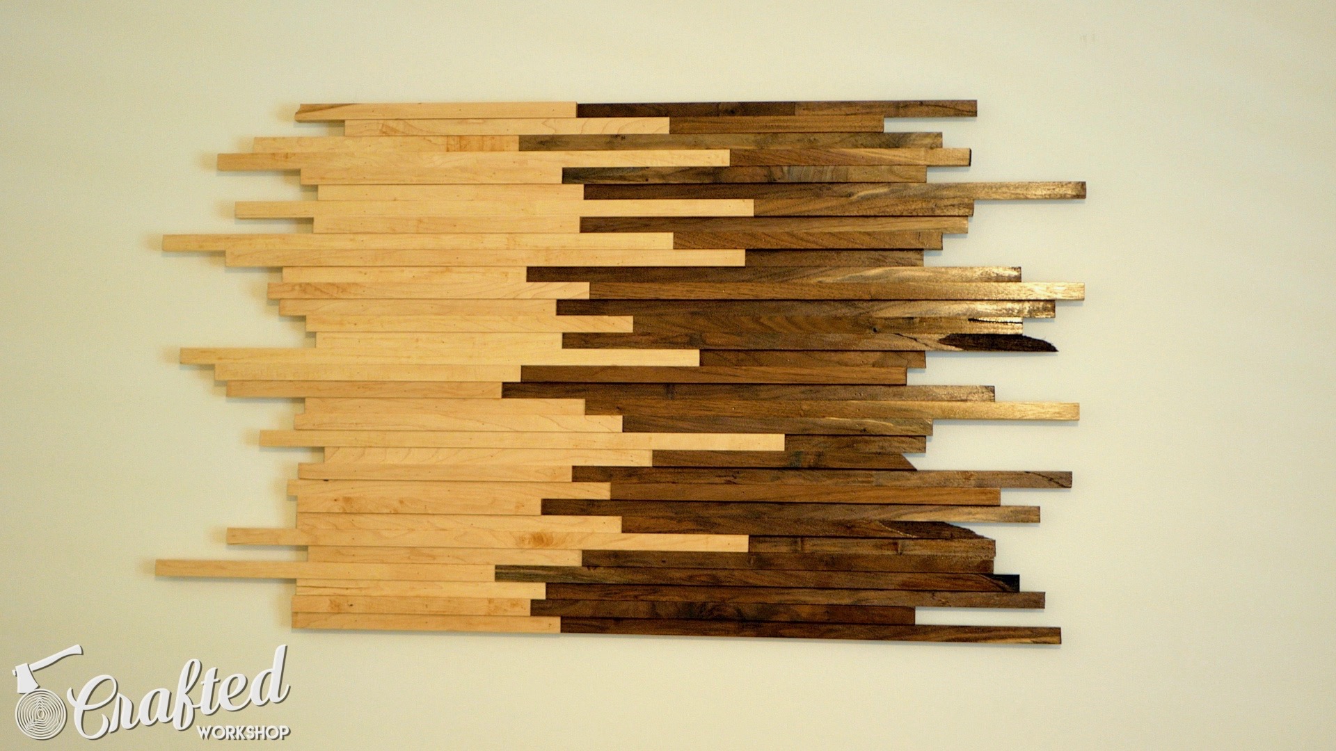 Scrap Wood Wall Art Made From Walnut & Maple | How To Build - Woodworking - 13.jpg