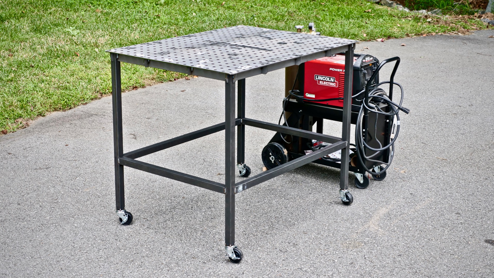 How To Build A Welding Table From Weldtablescom Crafted Workshop
