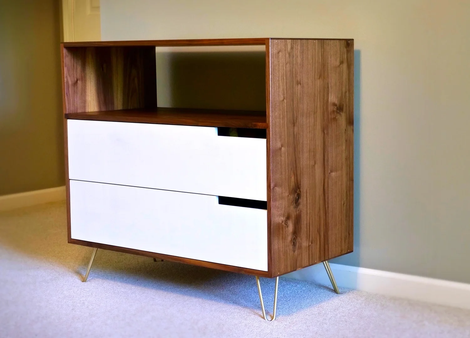 How To Make A Modern Dresser & Changing Table