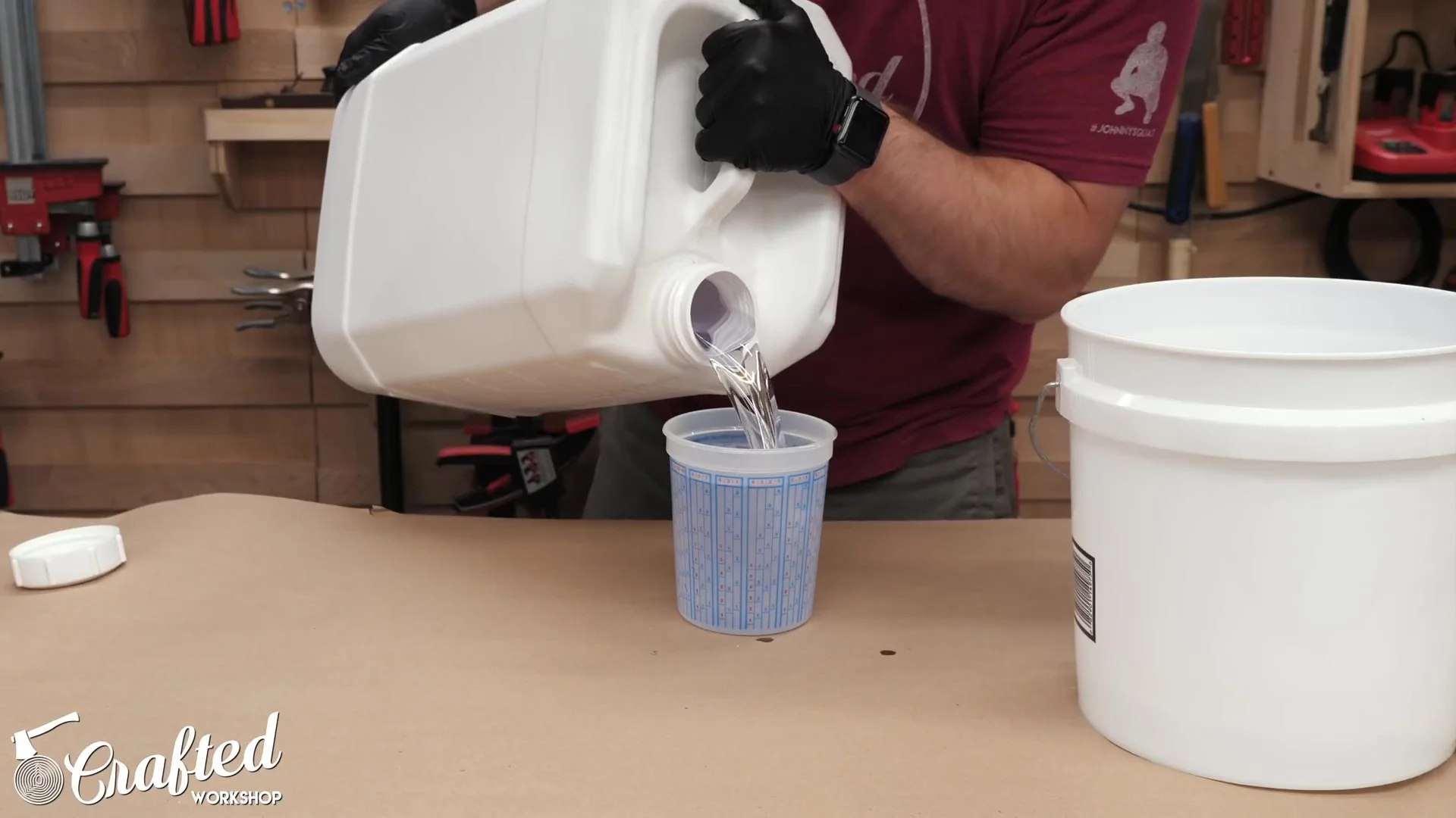 Mixing Epoxy Resin