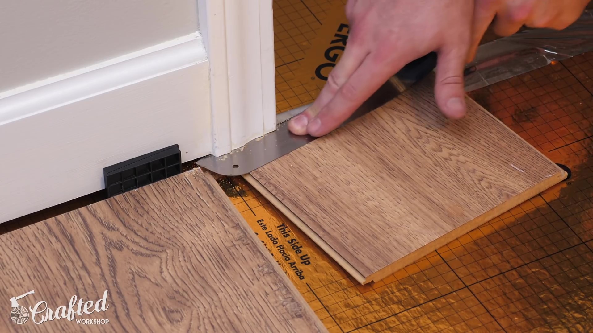 Installing Laminate Flooring For The, How To Lay Laminate Flooring In Doorways