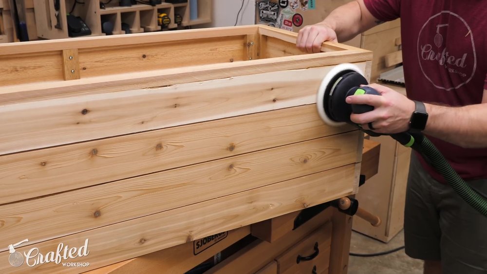 How To Build A Diy Modern Raised Planter Box Crafted Workshop