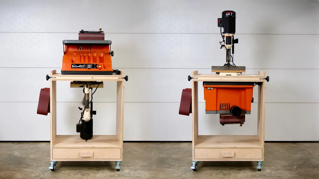 How To Build A DIY Flip Top Tool Stand Workstation