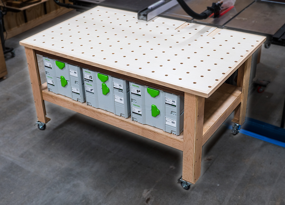 ULTIMATE T-Track Assembly & Outfeed Table with Systainer Storage