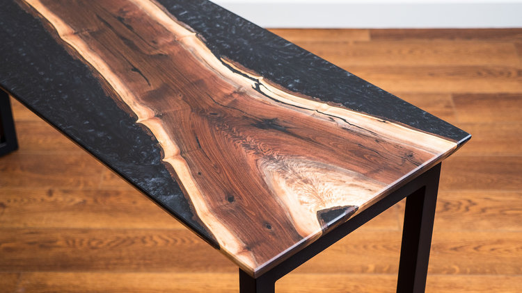 How To Build A Live Edge Resin, How To Make Live Edge Wood Table With Resin