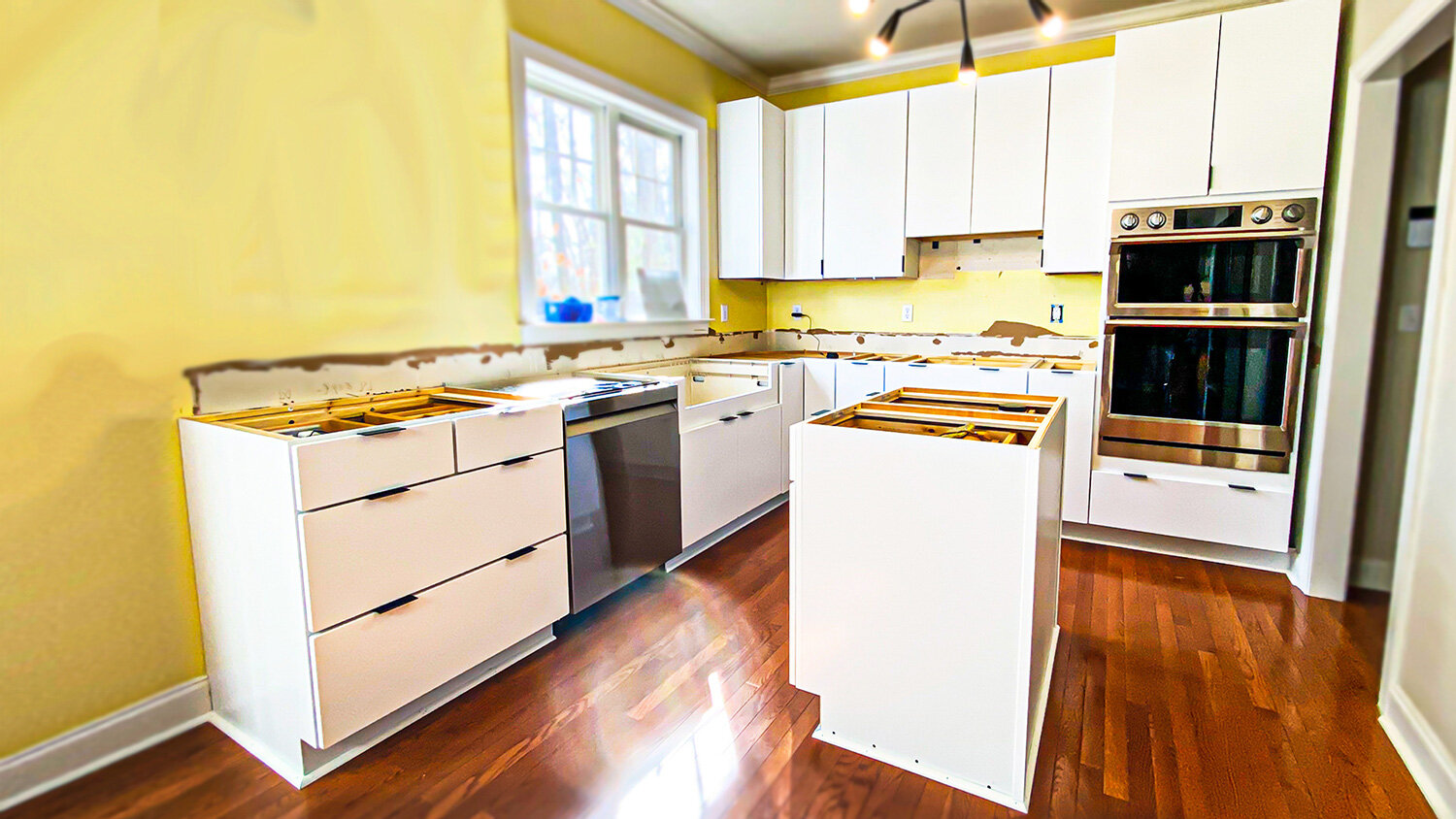 How To Install Kitchen Cabinets And Remove Them Remodel Pt 1 Crafted Work How To Install Kitchen Cabinets And, Kitchen Cabinets Baseboard Removal