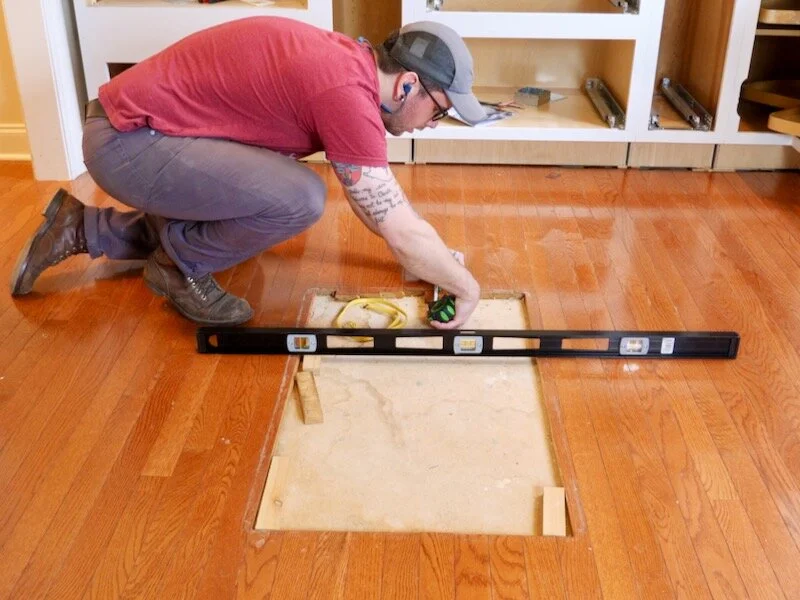 Installing Kraftmaid Base