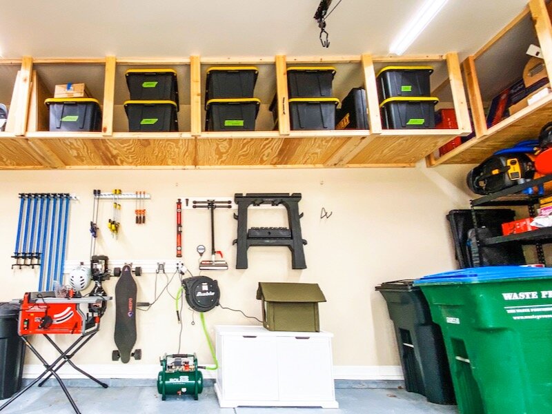 How To Build Diy Garage Storage Shelves, Add Storage Above Garage