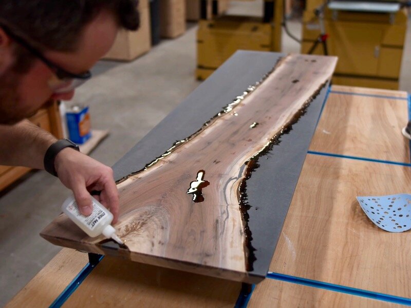 How To Build A Live Edge Resin, How To Make A Live Edge Table With Resin