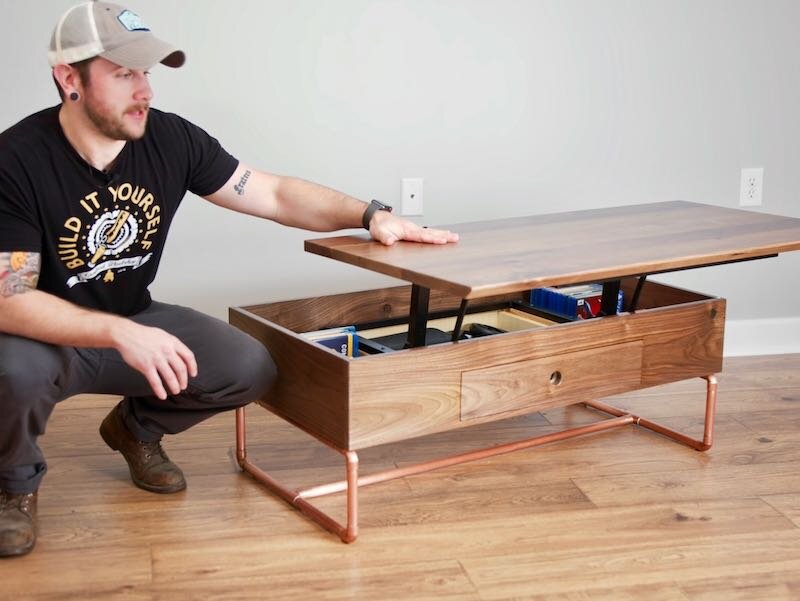 Installing Lift Top Coffee Table Hinges 