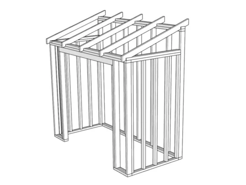How To Build A Storage Shed Part 1 Framing The Floor, Walls & Roof plus Siding — Crafted