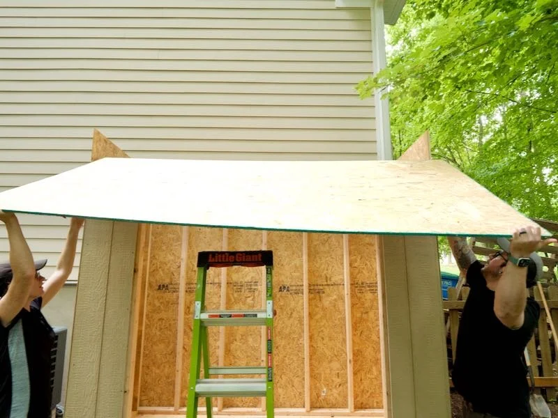 How To Build A Storage Shed Part 2 Shed Roof, Shed Doors and Shed