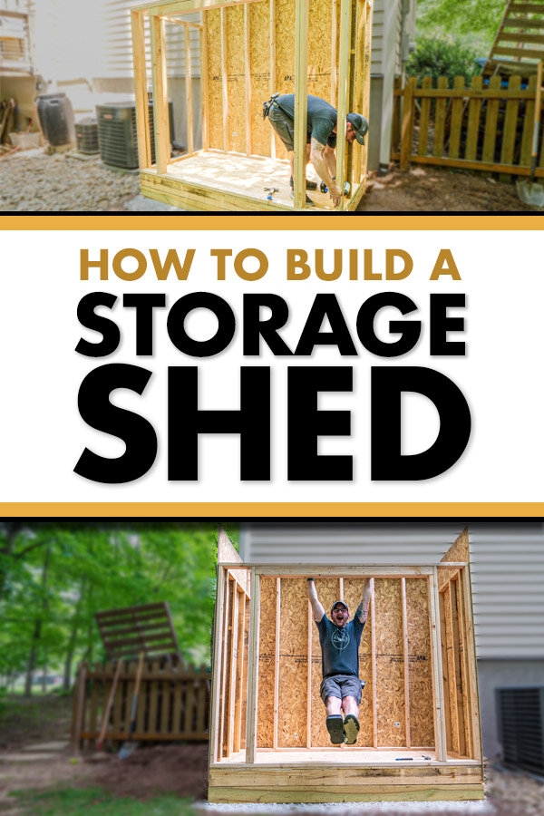 How To Build A Storage Shed Part 1 Framing The Floor Walls Roof Plus Siding Crafted Work - How To Diy A Shed