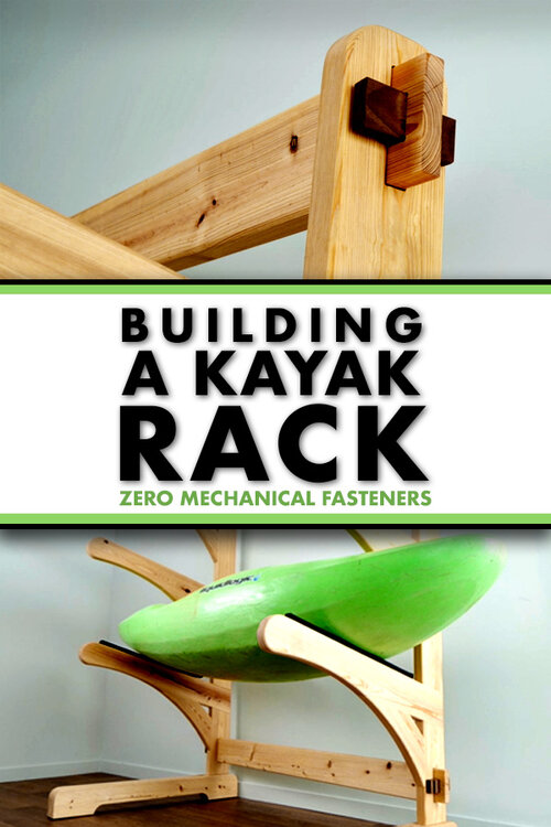 Build A Diy Wooden Kayak Storage Rack