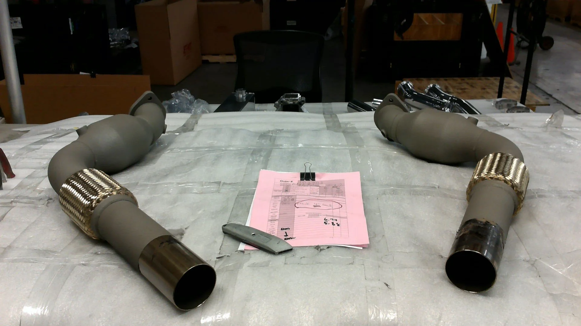 2k in Titanium 2057 with 4in of masking