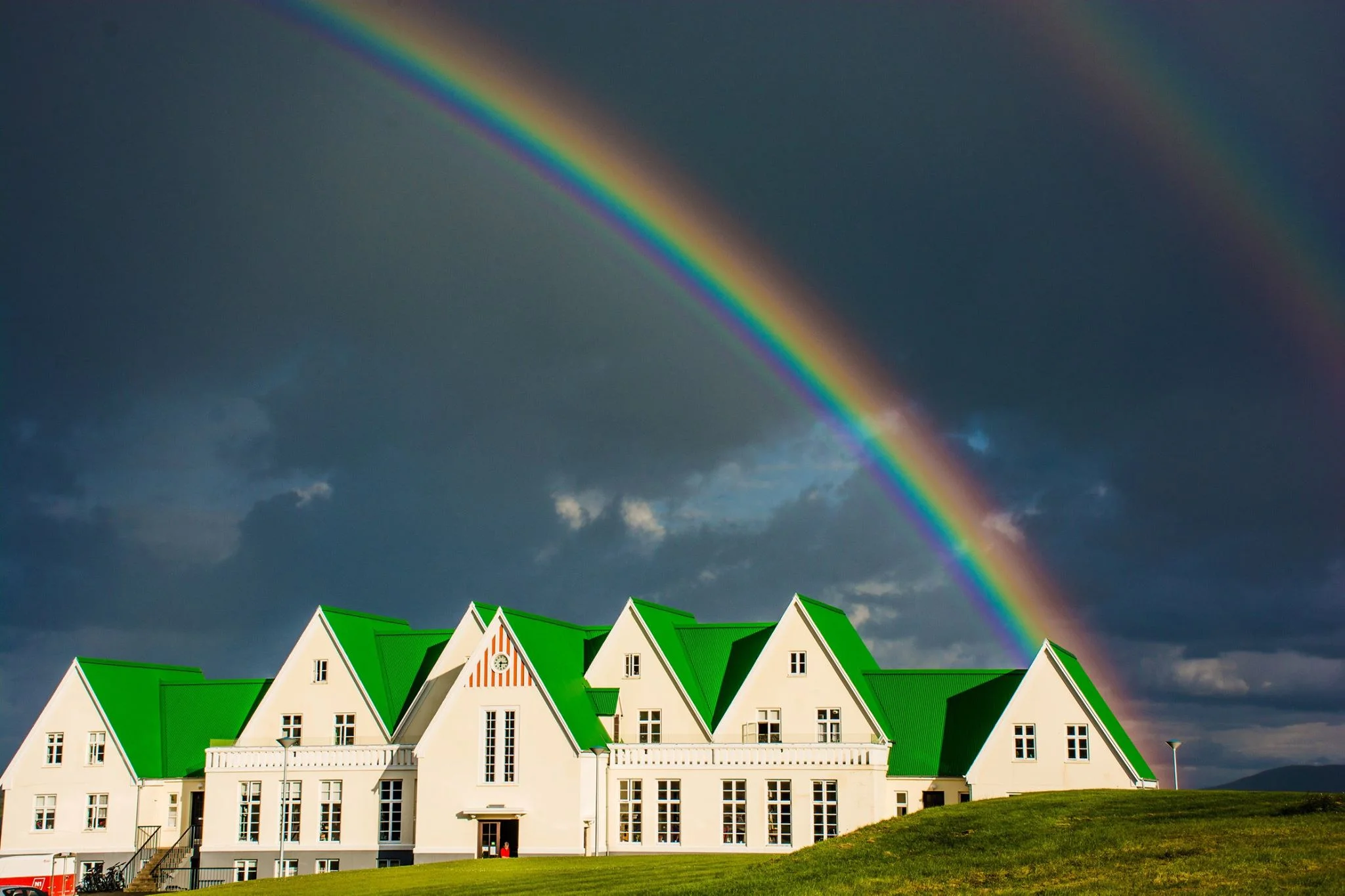 Rainbow over Iceland