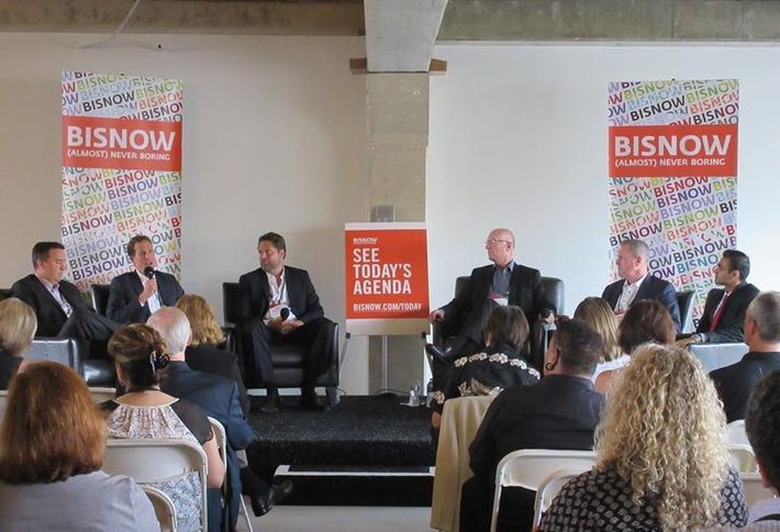 8.15.16 What does Long Beach have to offer? Plenty, according to developers at Bisnow's recent Future of Long Beach event. Long Beach's fabulous amenities are helping put the city on the map, Sares-Regis Group president Christopher Payne told Ocean West principal Russ Allegrette, Ratkovich Properties president Cliff Ratkovich, JLL SVP George Thomson, Waterford Property Company president John Drachman, Farmers & Merchants Bank of Long Beach VP Anand Chokshi, and the more than 325 real estate professionals who attended. Anand, our moderator (far right), said he has heard comments about how Long Beach prices are a bargain and asked panelists to share their insights. Read more at BISNOW