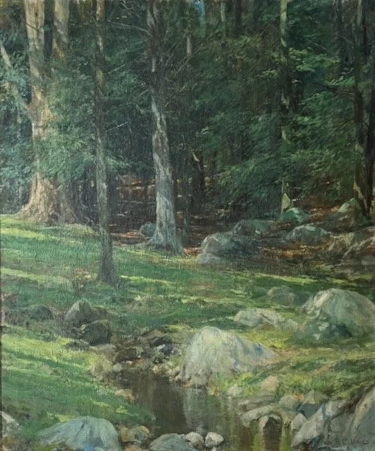 francic coates jones, sunlight in the forest, 30x40 inches???.jpeg