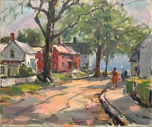 carl petets, road to bay, 20x24 inches, oil canvas.jpeg