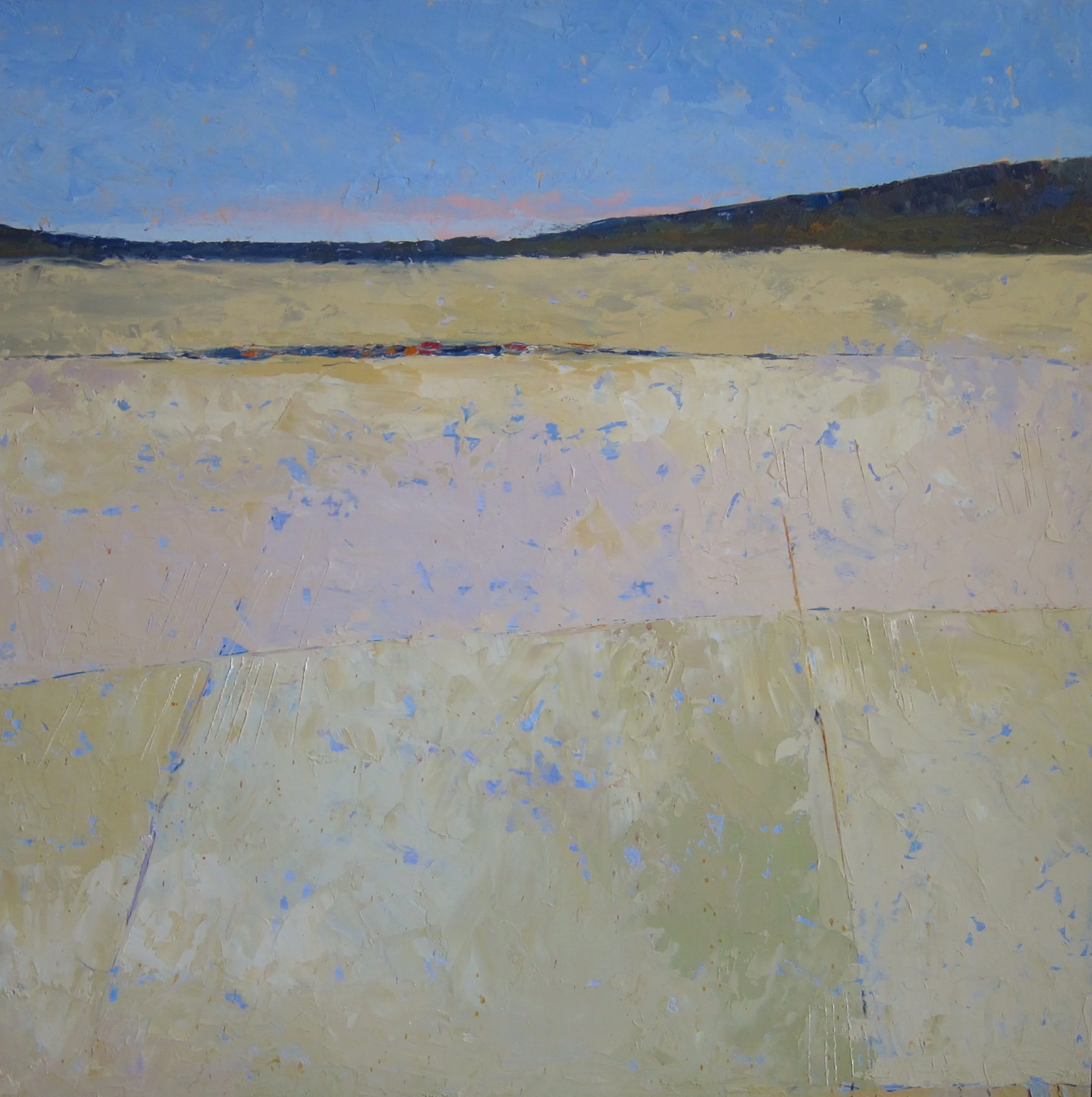PATCHWORK FIELD II | 24”square, 2.75" deep, O/P, gallery wrap edge